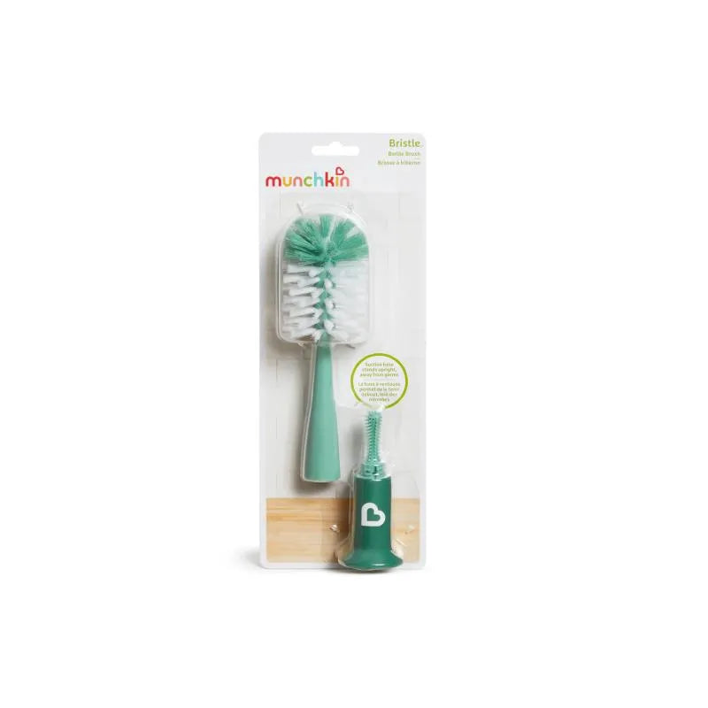 Munchkin Bristle Bottle Brush, Colors May Vary 1pk